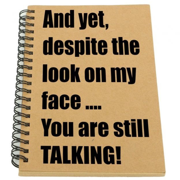 STILL TALKING Notebook