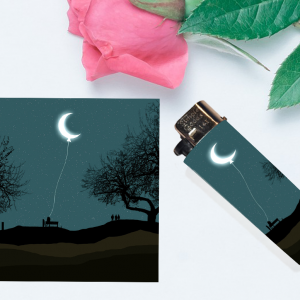 Moon Balloon Lighter Wrap