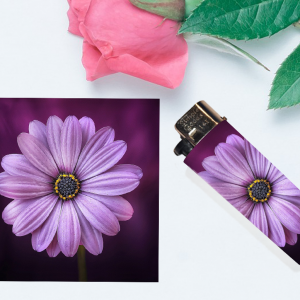 Purple Gerbera Lighter Wrap