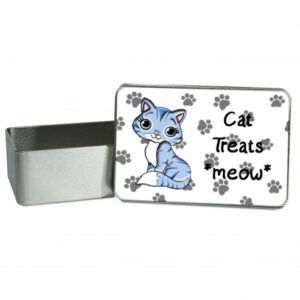 Cat Treats Metal Tin