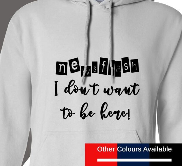 Don't Want to be here Hoodie