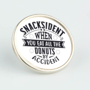 Snacksident Pin Badge