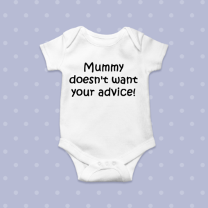 No Advice Baby Bodysuit