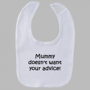 No Advice Baby Bib