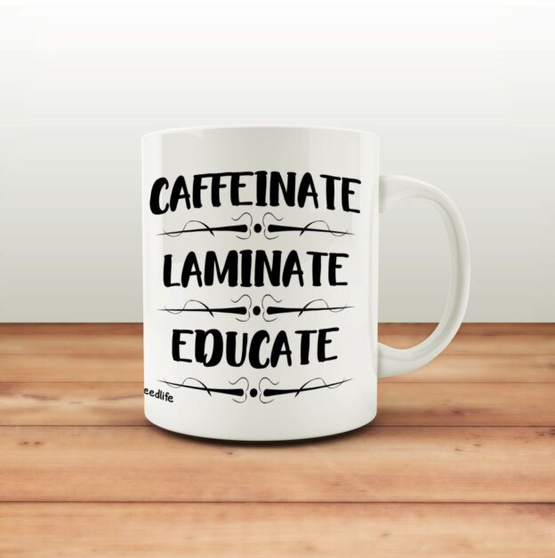 caffeinate laminate mug