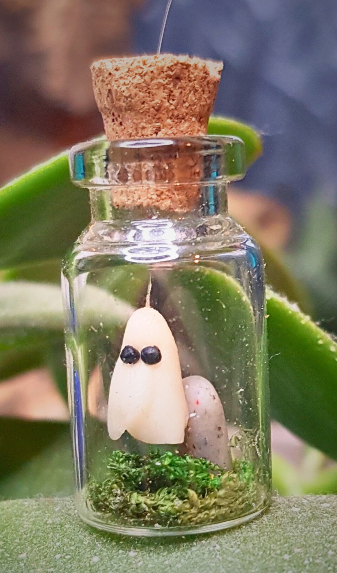 Glowing Ghost in Jar