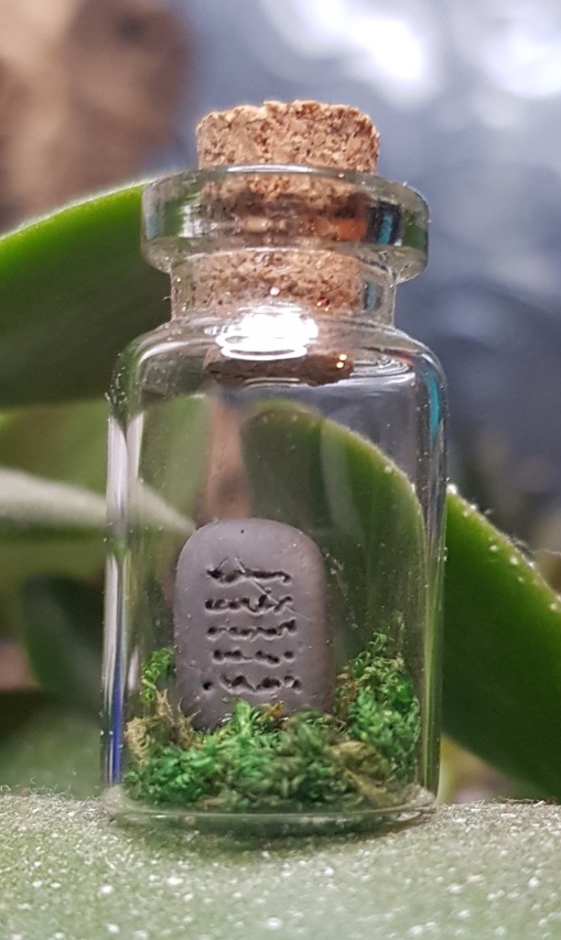 Cute Mini Tombstone in a Jar